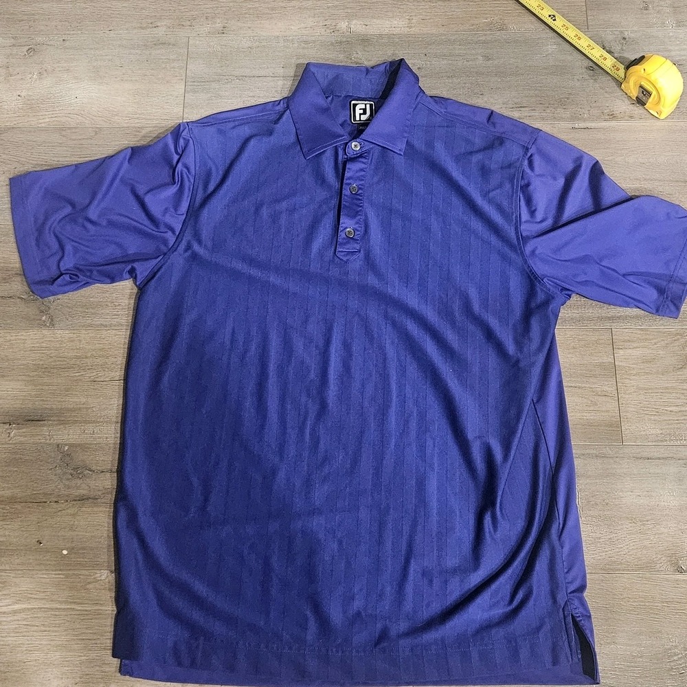Footjoy Shirt Mens Extra Large XL Purple Short‎ Sleeve Golf Outdoor FJ Polo